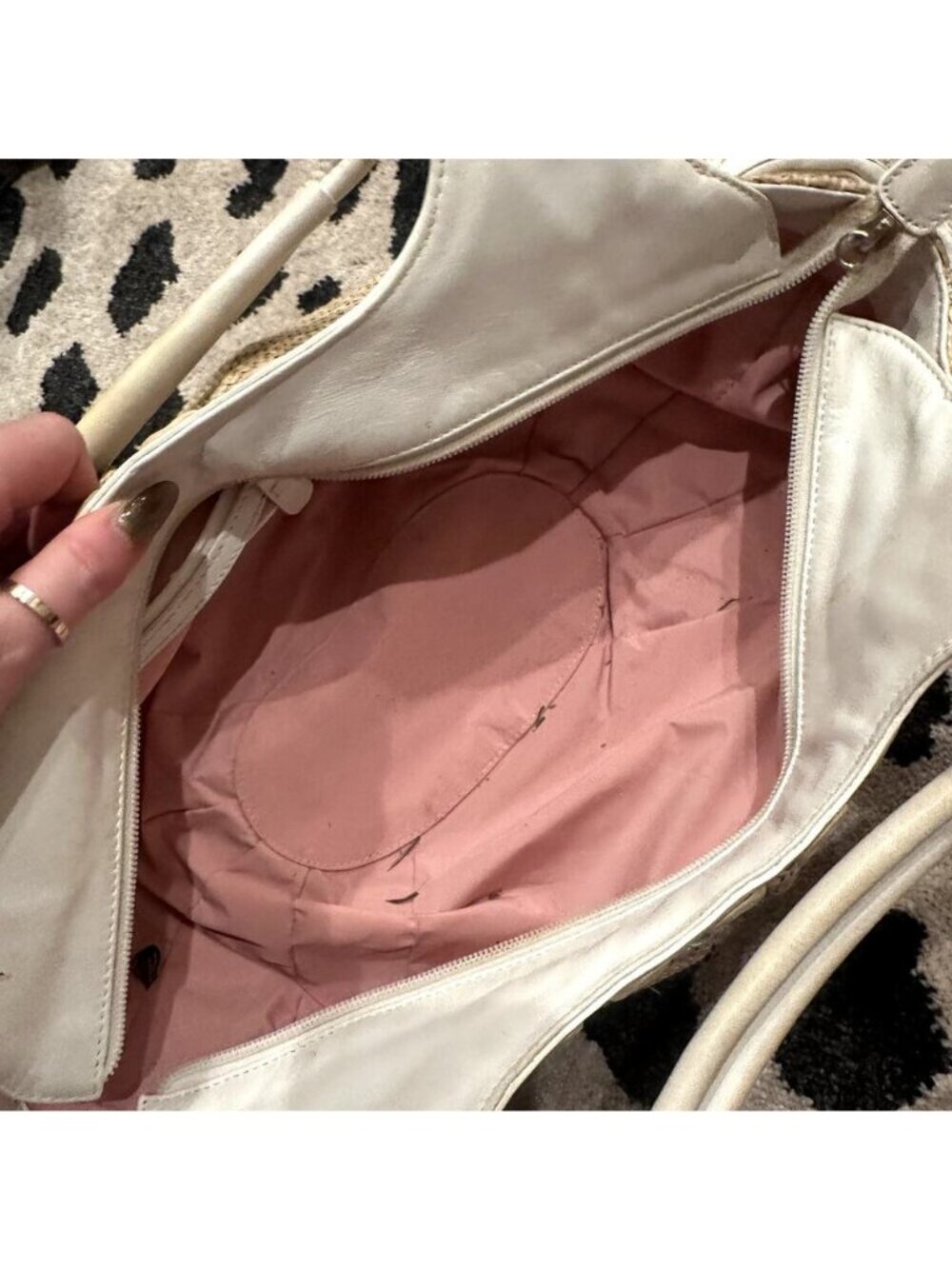 Cole Haan Straw Handbag - Picture 6 of 7